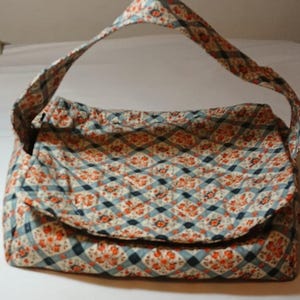 Pie/Casserole Carrier, Insulated Quilted, Vintage Traditional, Top Opening, Quality Handmade