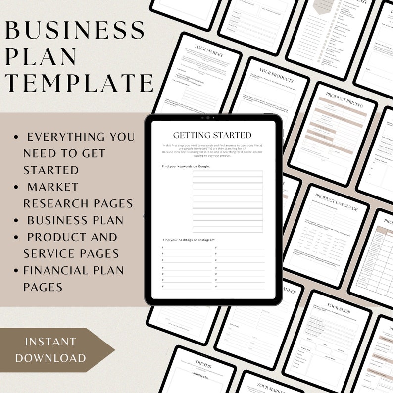 Business Plan Template Printable - Il 794xN.5846808451 Jz2s 