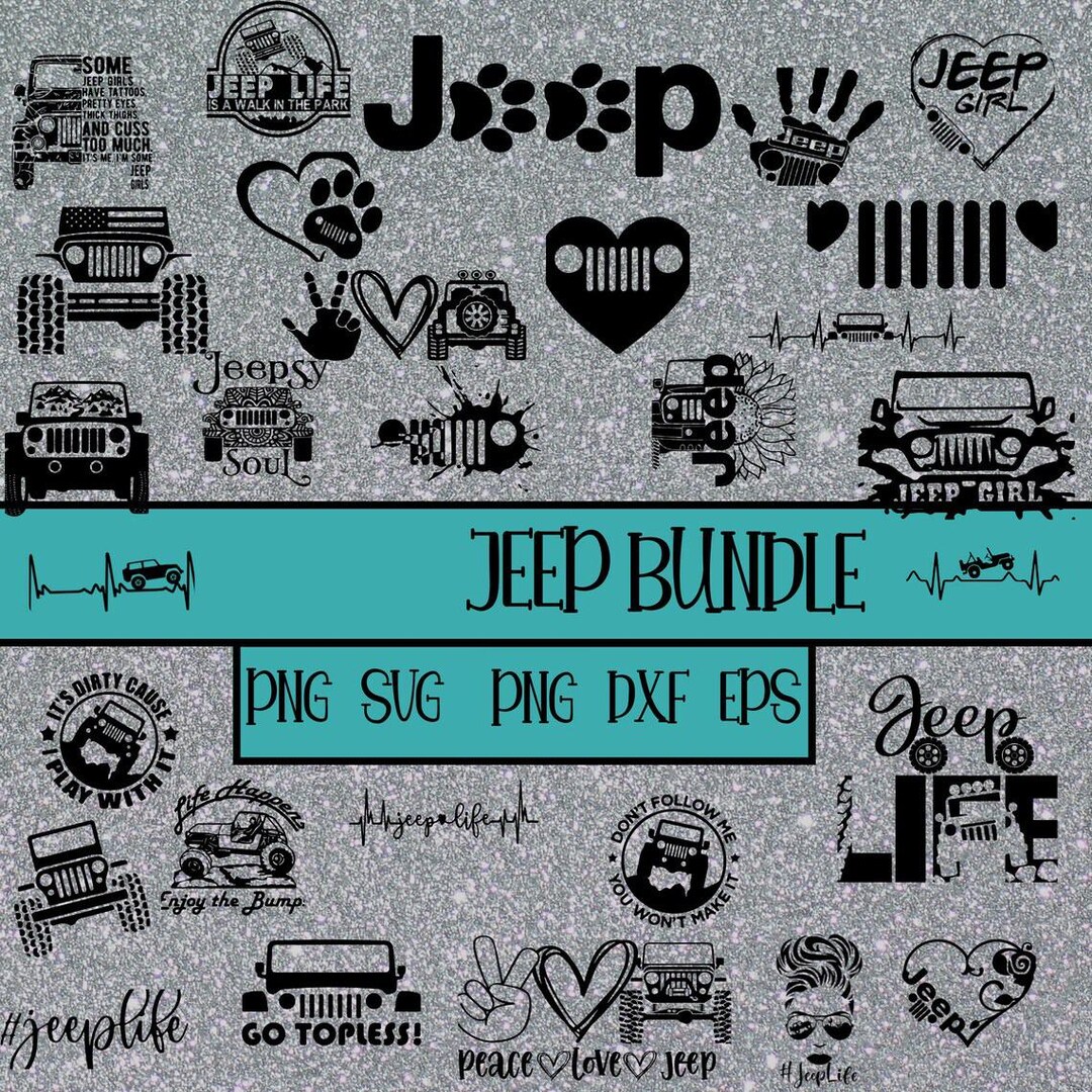 Jeep Bundle Svg, Jeep Svg, Jeep Vector, Jeep Clipart, Jeep Bundle Svg ...