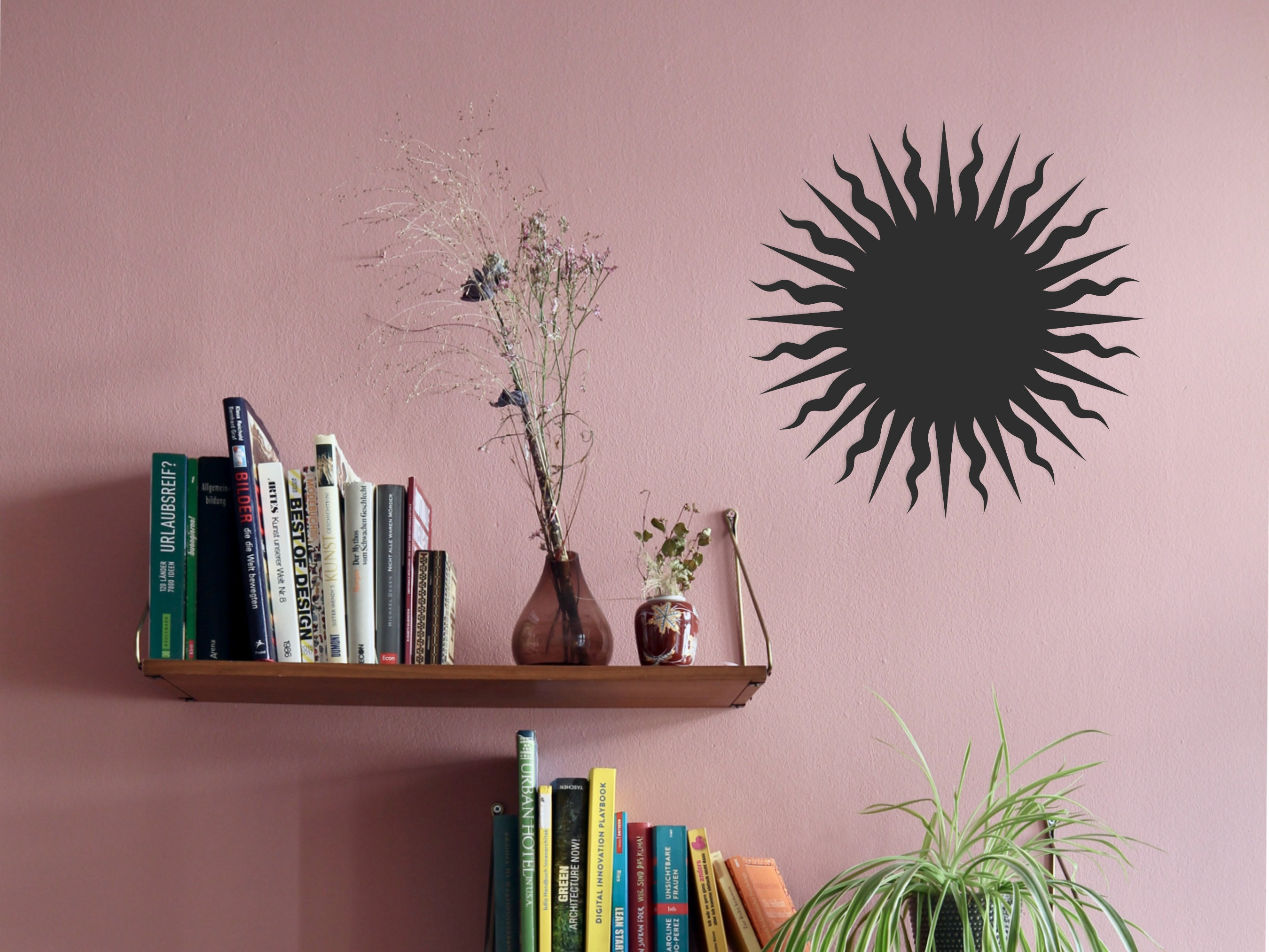 Sun Metal Wall Art, Boho Sun Burst, Sunrise / Sunset Wall Decor