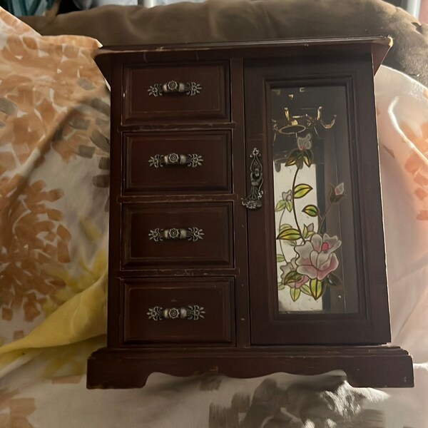 Antique Glass Music Boxes Etsy