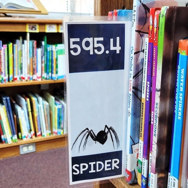 Nonfiction Library Signs Etsy