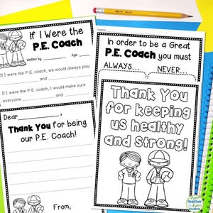 P.E. Teacher Appreciation Day, Thank You Card for P.E. Teacher, PE Teacher Card, Card for PE Coach Printable, PE Teacher Gift, Coach Gift