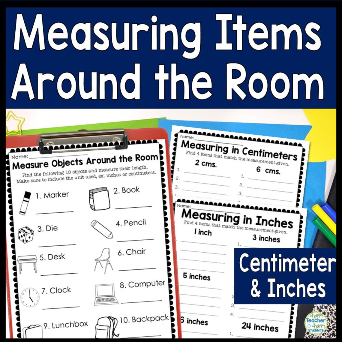 Printable Measurement Worksheet | 3 Measuring With Ruler Activity ...