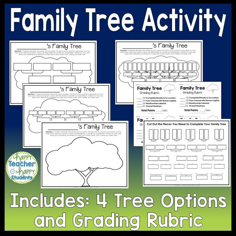 My Family Tree Project : 3 Family Tree Templates |family Tree Printable ...