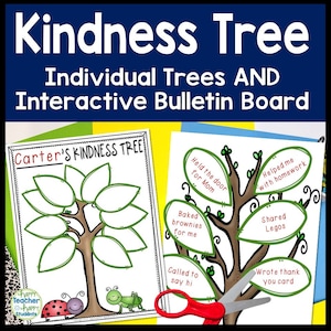 Kindness Tree With Leaves to Write Compliments Random Acts of Kindness ...