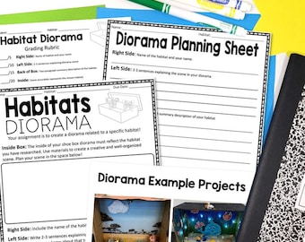 Habitats Project | Decorate a Shoebox Habitat Diorama Project | Habitat Project (Digital Download)