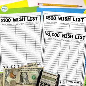 Rundungsaktivität | 100, 500 oder 1.000 Wunschliste | Rundung auf die Nähere 100 Aktivität | Rundung auf den nächsten Dollar | Rundungsprojekt