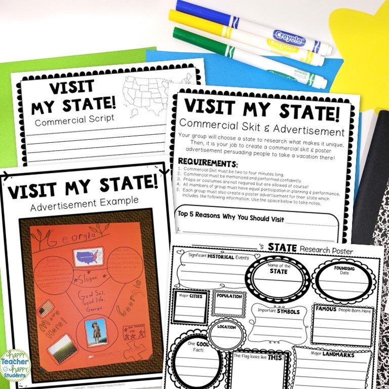 My State Project State Research Project | Create a Commercial & Poster | State Project ...