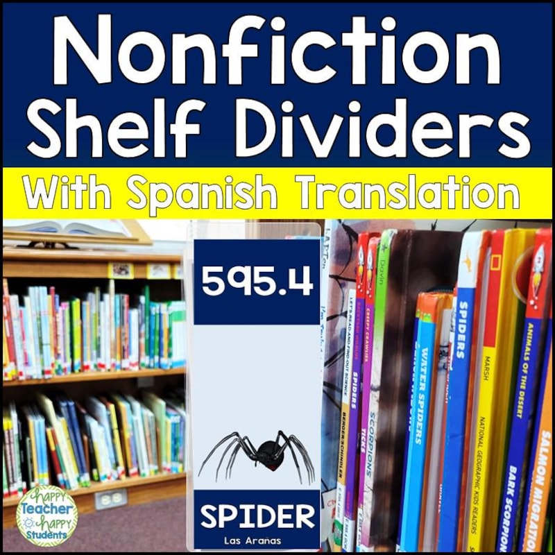 Bilingual Book Labels - Etsy