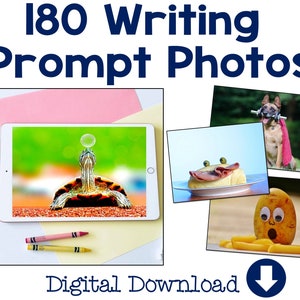 Afbeelding van de dag voor studenten: 180 schrijfpromptfoto's voor creatief schrijven, grappige schrijfprompts voor dagboeken, leuke schrijfprompts voor kinderen