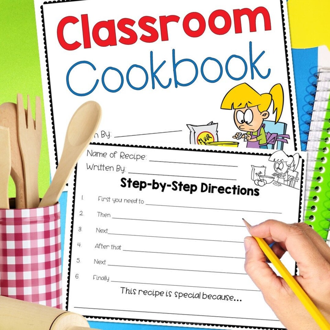 Classroom Cookbook Project Silly or Real Recipes Cookbook for Kids