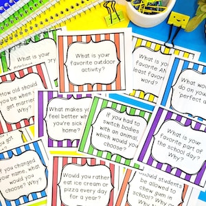 180 questions pour amorcer la conversation pour les enfants, questions posées, cartes de conversation pour enfants et adolescents, questions brise-glace à imprimer pour la famille
