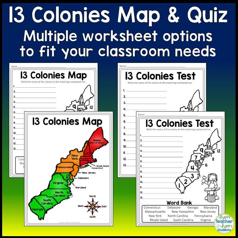 13 Colonies Map Quiz, 13 Colonies Map Worksheet, Blank 13 Colonies Map 13 Colonies Map Quiz, 13 Colonies Map Worksheet, Blank 13 Colonies Map