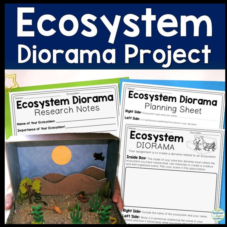 Ecosystem Project | Make a Shoebox Diorama | Use With ANY Ecosystem ...