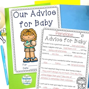 Conseils pour bébé | Jeu de baby shower pour enfant | Cartes-conseils pour baby shower | Cadeau de dernière minute pour baby shower | Conseils pour maman et papa Téléchargement instantané
