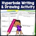 Hyperbole Activities: Write & Draw Hyperbole Worksheets | Hyperbole ...