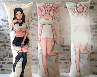 Funda de almohada grande Himari Dakimakura Anime Waifu, 150x50cm, mercancía de TV BMO, Original de Rel.Pink