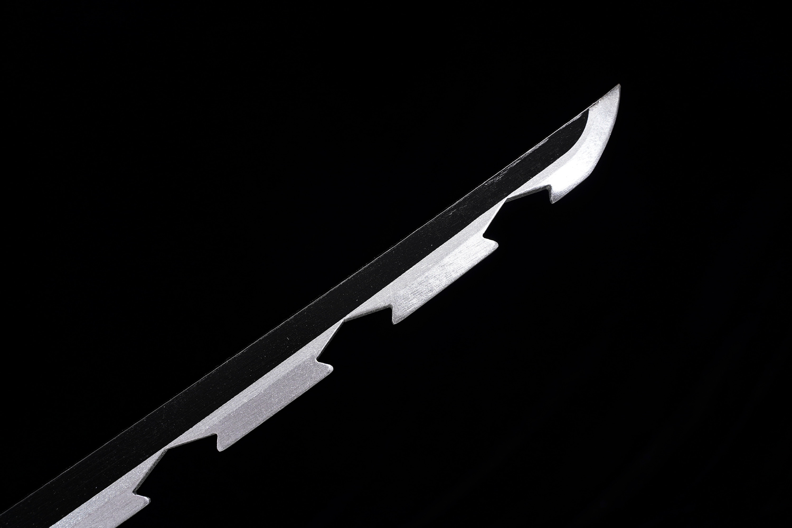 Inosuke Anime Katana Samurai Sword Demon Slayer Handmade Sword Etsy