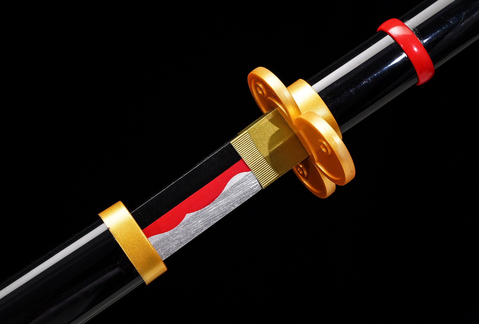 Yama Enmablack Anime Katana Samurai Sword One Piece Handmade Etsy
