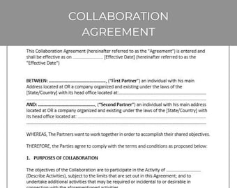 Collaboration Agreement