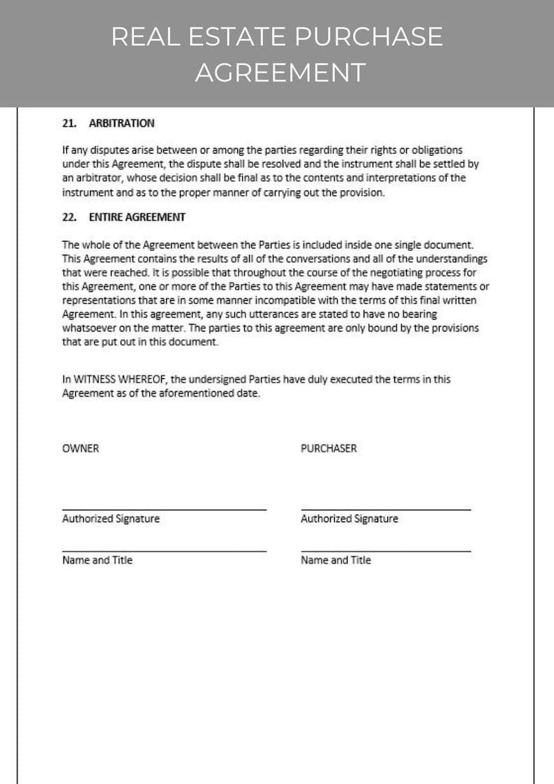 Real Estate Purchase Agreement - Etsy