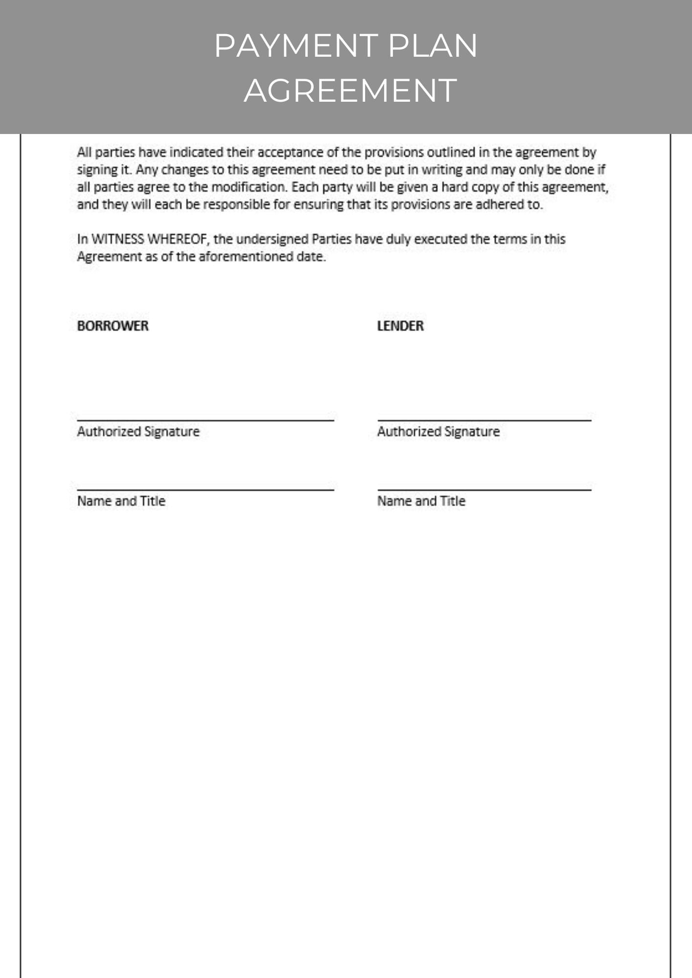 Payment Plan Agreement - Etsy