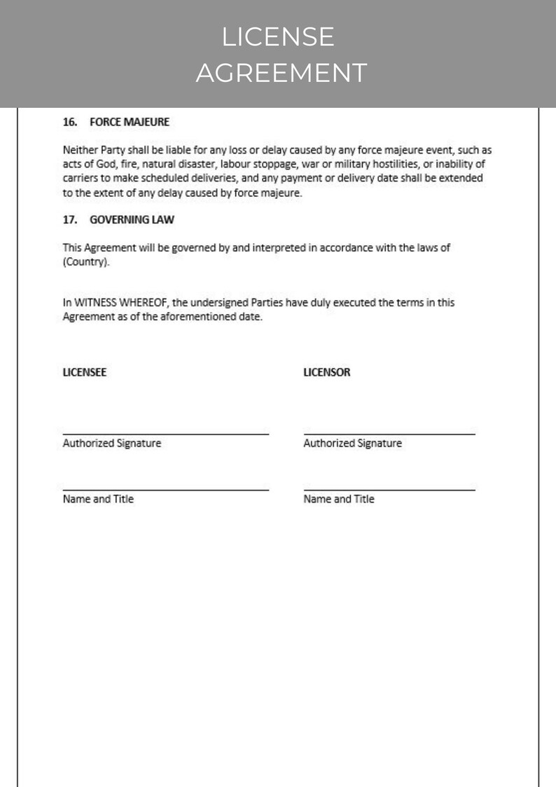 License Agreement - Etsy