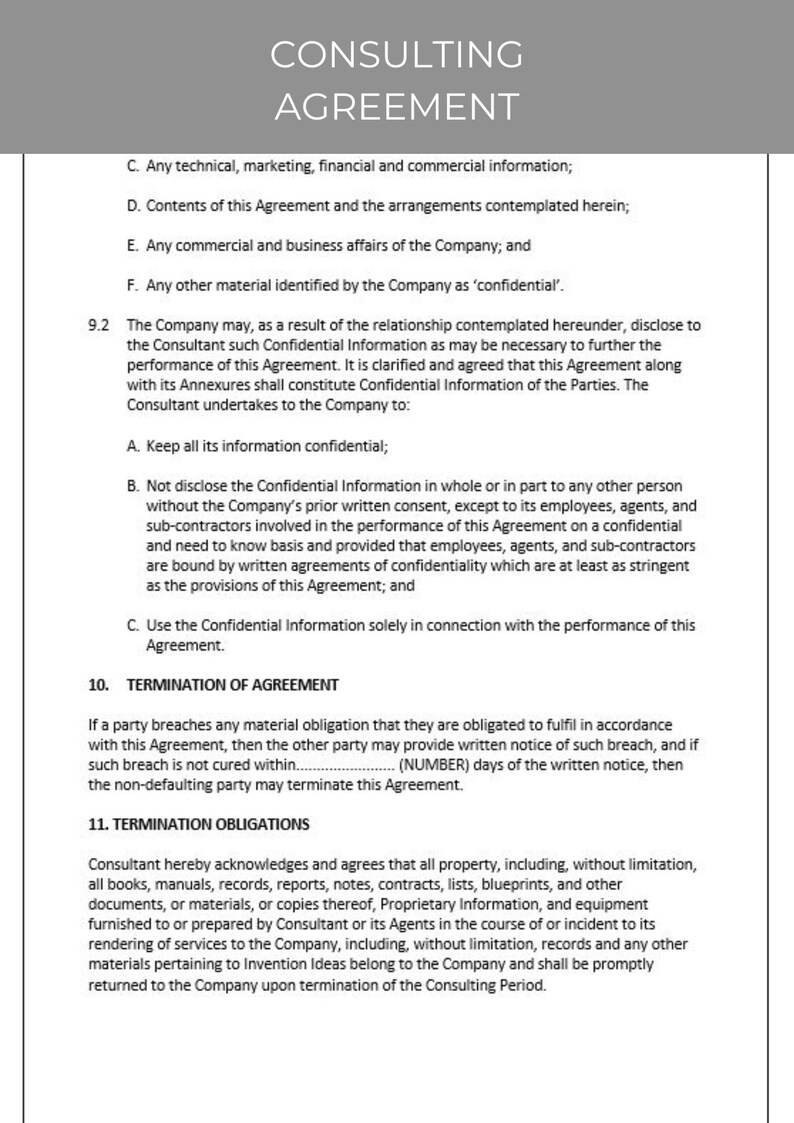 Consulting Agreement Etsy Consulting Agreement Etsy