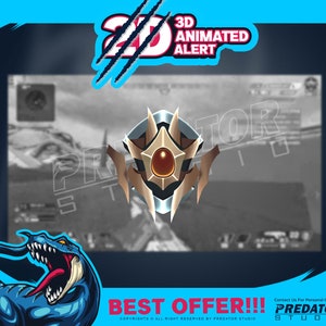 3D Animated Alert Brown Diamond, Alerts Twitch, Twitch Stream Alerts, Cute Twitch Alerts, Twitch Alert Pack, Game Alert, Animated Alerts