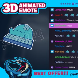 UWU Animated Emote: 3D Streamer Emote (GIF & PNG)