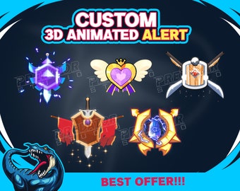 Custom 3D Animated Twitch Alerts: Streamlabs One-Click Setup