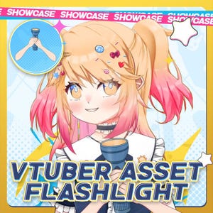 VTuber Aktiva | Taschenlampe für Live2D Model | Live2D Artikel | Vtuber Modell | Wasserlauf Zubehör
