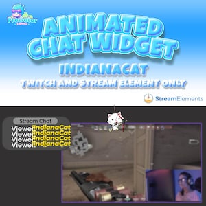 Animated Twitch Chat Widget: StreamElements, Viewer Engagement