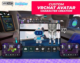 Custom Cute VRChat Pet Avatar for Streamers and Gamers VRChat Pets Virtual Pet Avatars VRChat Companions Gamer VR Avatars