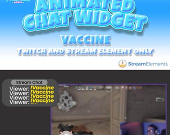 Animated Twitch Chat Widget: Engaging Stream Overlay (StreamElements)