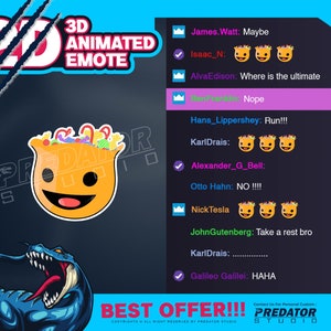 Candy Bag 3D Animated Emote, Kick Emote, Twitch Emotes, Emote Commission, Twitch Emote Pack, Twitch Emotes Chibi, Twitch Emotes Funny