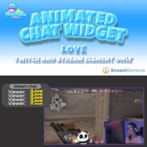 Dołącz do zabawy | Animowany widget czatu dla Twojego strumienia Twitch | Uwielbiam widget czatu Twitch