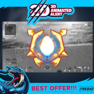 3D Animated Alert Diamond, 3D Alerts, Stream Alerts, animated Alerts, Alerts Twitch, Streaming Alert, Alert Game, Alerts, Alerts, Alerts for Twitch