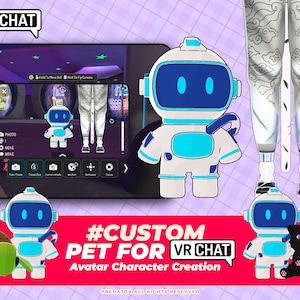 Custom Cute VRChat Pet Avatar | VRchat Streamers | VRChat Pets | Virtual Pet Avatars | VRChat Companions | VRchat Animal | VR Avatars