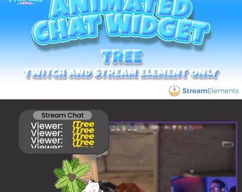 Animated Tree Twitch Chat Widget - StreamElements Overlay