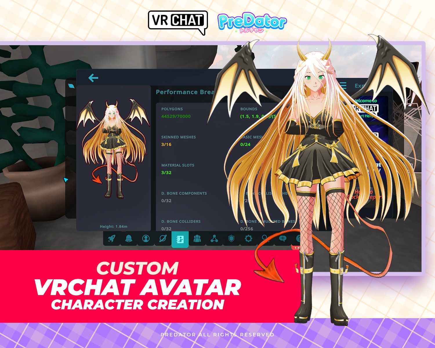 create custom vrchat avatar