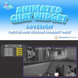 Interaktywny animowany widżet czatu dla Twitch - angażuj swoją publiczność - Uwielbiam widżet czatu Twitch