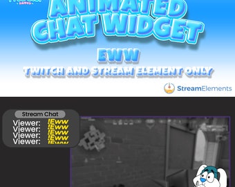 Twitch Animated Chat Widget: StreamElements Integration