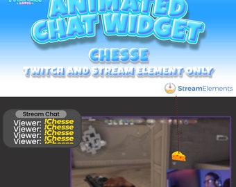 Animated Twitch Chat Widget: Interactive Stream Elements Overlay