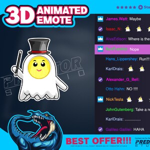 3D Animated Emote, Game Emote, Cute Emotes, Discord Emotes - Enhance Your Twitch Chat with Cute Magic Eggs Animated 3D Emotes