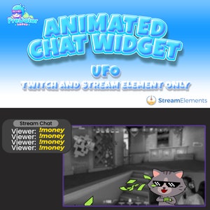 Elegancki widget czatu dla Twitch - Ulepsz wygląd swojego strumienia - Money Twitch Chat Widget