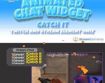 Twitch Animated Chat Widget: StreamElements Overlay