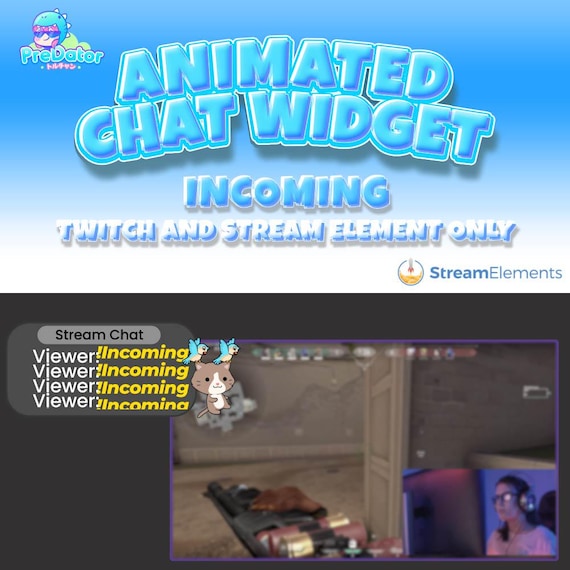 Enrich Your Stream Interactive Animated Twitch Chat Widget
