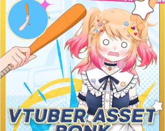 VTuber Bonk Hammer Prop: Funny Live2D Asset